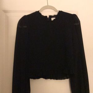 Aritizia Wilfred Sheer sleeve top Large